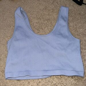 Blue Forever 21 Crop Top - Size Large